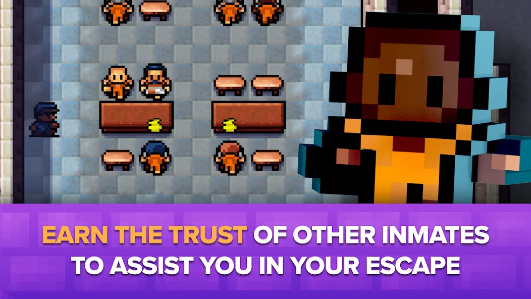 Взлом The Escapists: Prison Escape – (Зе Эскейпистс)  [МОД Много денег] — стабильная версия apk на Андроид screen 4