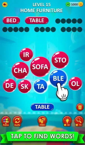 Взлом Word Game 2024 — Word Connect (Ворд Гейм 2023)  [МОД Mega Pack] — последняя версия apk на Андроид screen 4