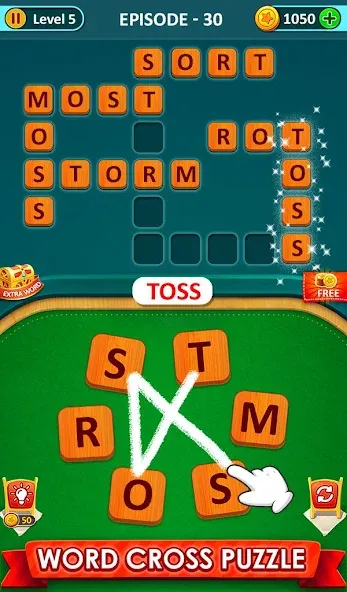 Взлом Word Game 2024 — Word Connect (Ворд Гейм 2023)  [МОД Mega Pack] — последняя версия apk на Андроид screen 5