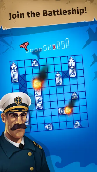 Взломанная Sink the Fleet — Sea War  [МОД Меню] — последняя версия apk на Андроид screen 1