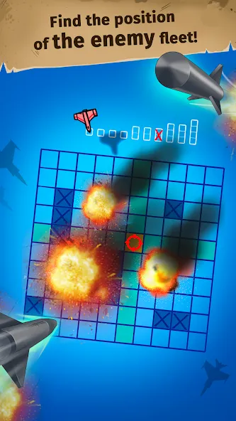 Взломанная Sink the Fleet — Sea War  [МОД Меню] — последняя версия apk на Андроид screen 2