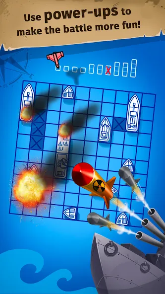 Взломанная Sink the Fleet — Sea War  [МОД Меню] — последняя версия apk на Андроид screen 4