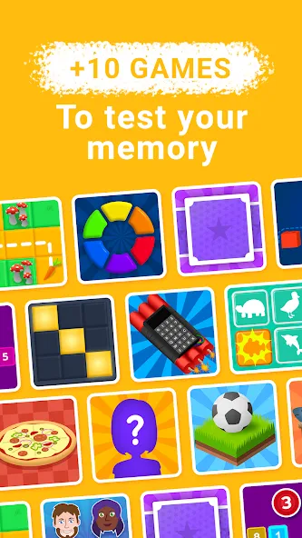 Взломанная Train your Brain. Memory Games  [МОД Menu] — последняя версия apk на Андроид screen 2