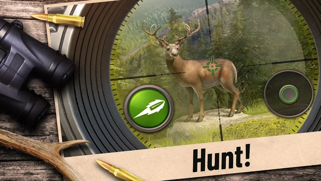 Скачать взломанную Hunting Clash: Shooting Games (Хантинг Клаш)  [МОД Много денег] — полная версия apk на Андроид screen 1