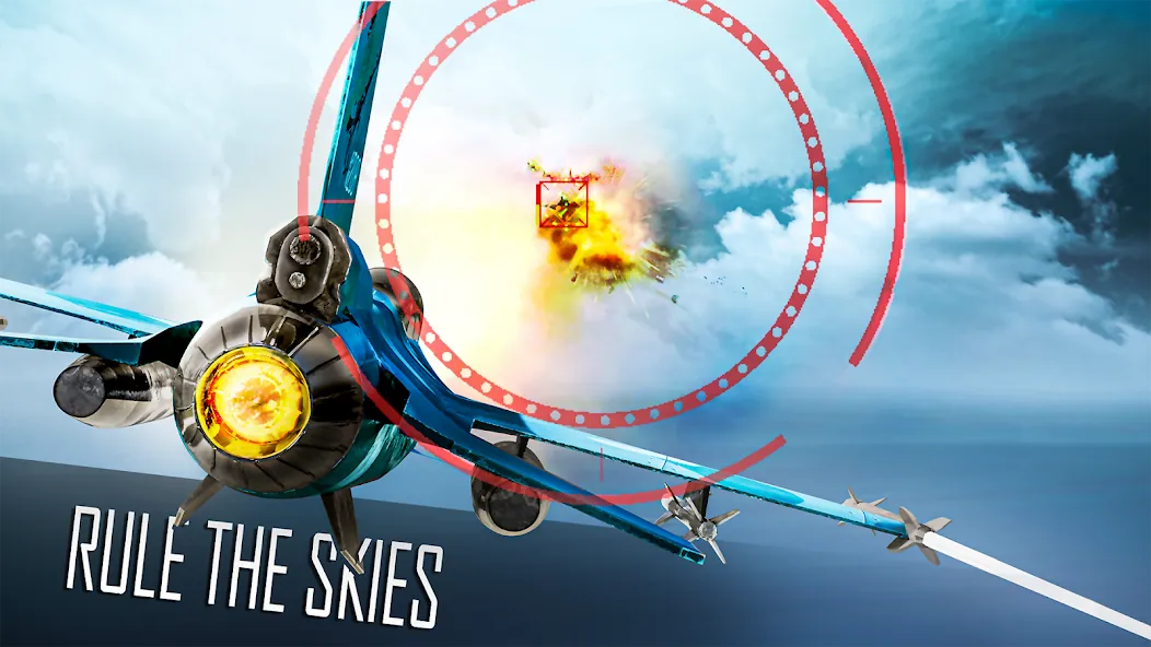 Взлом Jet Fighter: Sky Combat 3D (Джет Файтер)  [МОД Бесконечные монеты] — последняя версия apk на Андроид screen 2