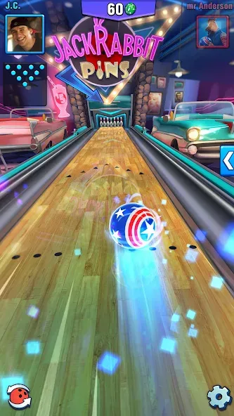 Взломанная Bowling Crew — 3D bowling game  [МОД Бесконечные монеты] — последняя версия apk на Андроид screen 4