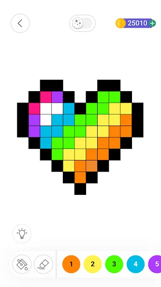 Скачать взломанную Color by Number：Coloring Games (Цвет по номерам)  [МОД Бесконечные деньги] — стабильная версия apk на Андроид screen 4