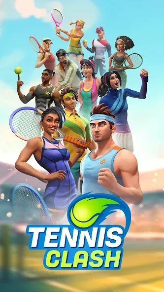 Скачать взлом Tennis Clash: Multiplayer Game (Теннис Клаш)  [МОД Все открыто] — полная версия apk на Андроид screen 4