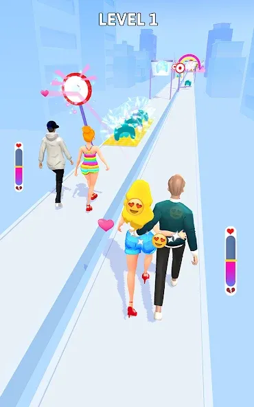 Взломанная Bestie Breakup — Run for Love (Бести Брейкап)  [МОД Unlimited Money] — стабильная версия apk на Андроид screen 2