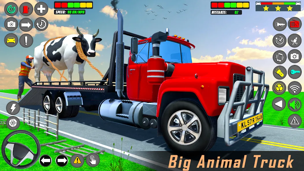 Взломанная Animal Transport Driving Games (Домашний перевоз игры)  [МОД Бесконечные деньги] — последняя версия apk на Андроид screen 1