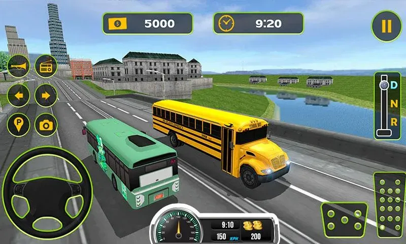 Взлом School Bus Driving Game  [МОД Много денег] — полная версия apk на Андроид screen 2