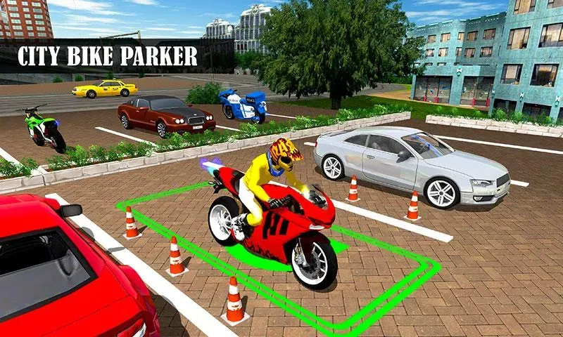 Скачать взломанную Bike Parking Moto Driving Game (Ларонг Парадахан нг Бисиклета)  [МОД Бесконечные деньги] — полная версия apk на Андроид screen 1