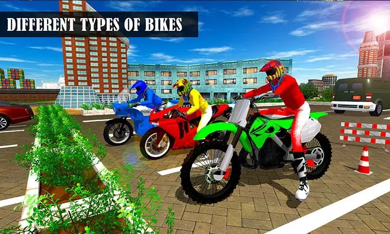 Скачать взломанную Bike Parking Moto Driving Game (Ларонг Парадахан нг Бисиклета)  [МОД Бесконечные деньги] — полная версия apk на Андроид screen 2