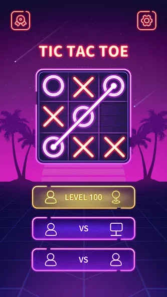 Взлом Tic Tac Toe — Offline XOXO (Тиктактое)  [МОД Mega Pack] — стабильная версия apk на Андроид screen 3