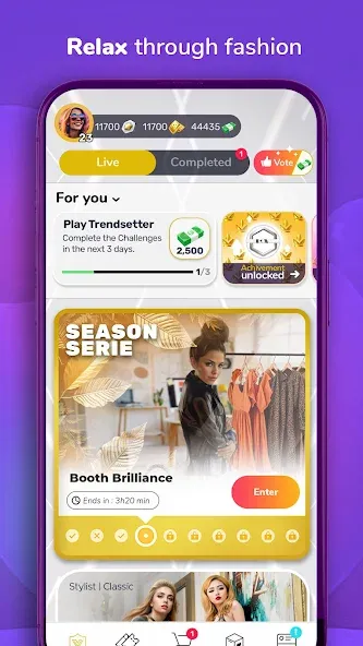 Скачать взлом FashionVerse: Fashion Makeover (ФэшнВерс)  [МОД Unlocked] — последняя версия apk на Андроид screen 1