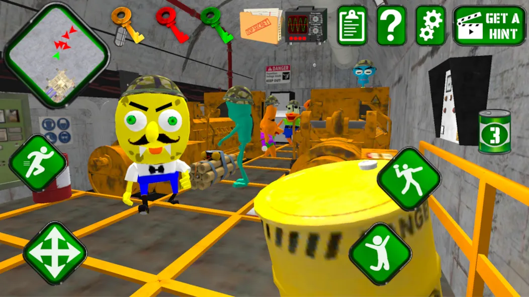 Скачать взломанную Sponge Area 51. Neighbor Alien  [МОД Бесконечные деньги] — полная версия apk на Андроид screen 5