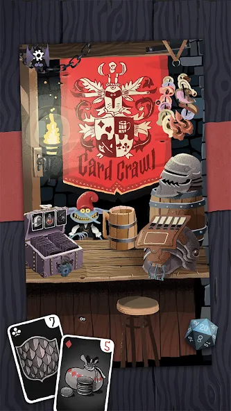 Скачать взлом Card Crawl (Кард Кролл)  [МОД Много монет] — стабильная версия apk на Андроид screen 2