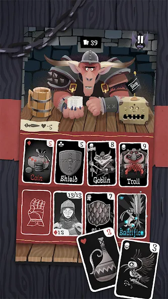 Скачать взлом Card Crawl (Кард Кролл)  [МОД Много монет] — стабильная версия apk на Андроид screen 3