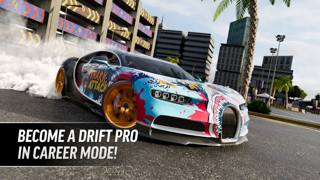 Скачать взлом Drift Max Pro Car Racing Game (Дрифт Макс Про)  [МОД Много монет] — последняя версия apk на Андроид screen 1