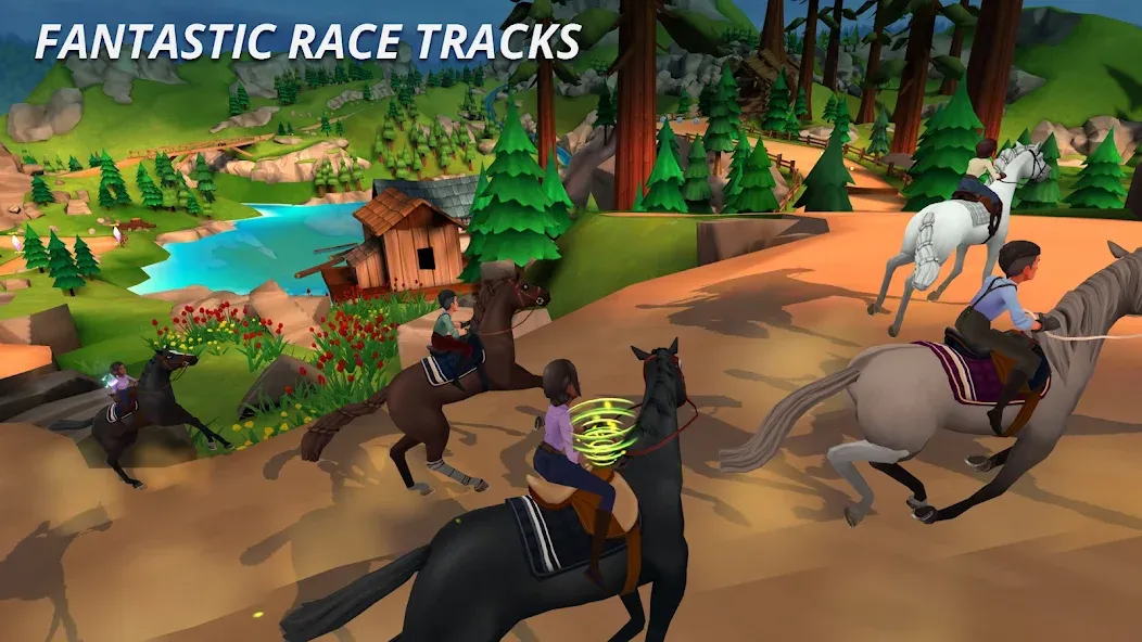 Скачать взломанную Wildshade: Fantasy Horse Races (Уайлдшейд)  [МОД Unlimited Money] — стабильная версия apk на Андроид screen 1