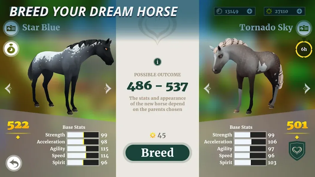 Скачать взломанную Wildshade: Fantasy Horse Races (Уайлдшейд)  [МОД Unlimited Money] — стабильная версия apk на Андроид screen 2