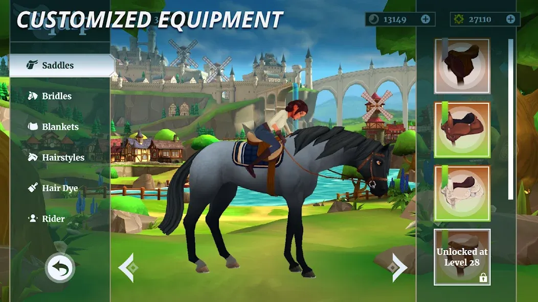 Скачать взломанную Wildshade: Fantasy Horse Races (Уайлдшейд)  [МОД Unlimited Money] — стабильная версия apk на Андроид screen 5