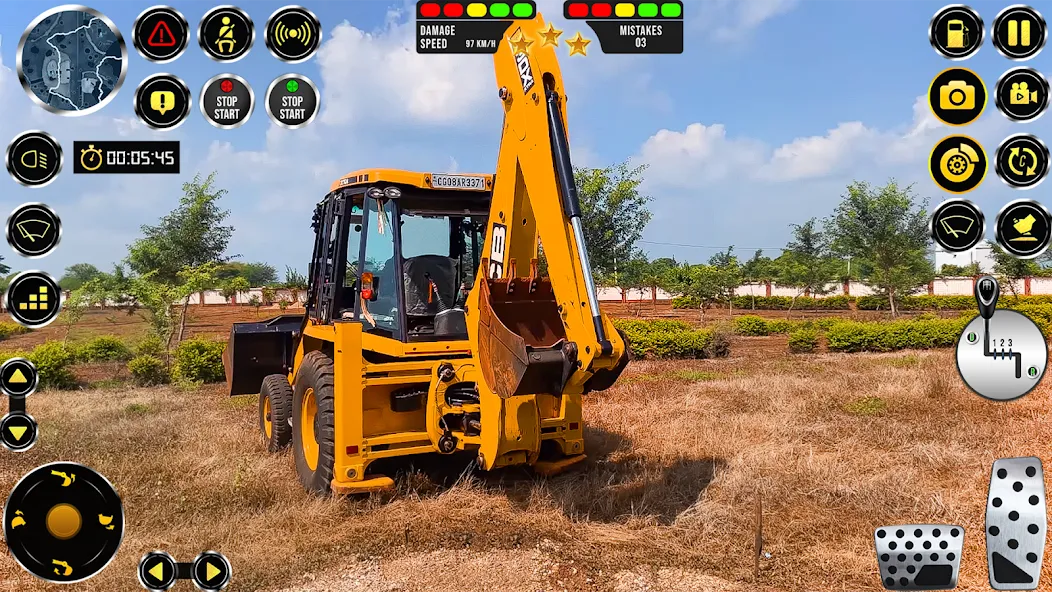 Взломанная JCB Excavator Construction 3D  [МОД Меню] — стабильная версия apk на Андроид screen 1