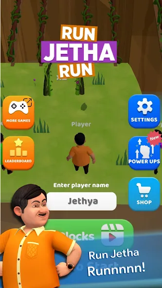 Скачать взломанную Run Jetha Run | TMKOC Game  [МОД Все открыто] — последняя версия apk на Андроид screen 1