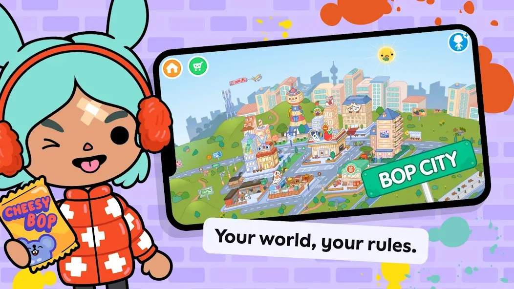 Скачать взлом Toca Boca World (Тока Лайф Ворлд)  [МОД Mega Pack] — последняя версия apk на Андроид screen 1