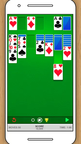 Скачать взлом SOLITAIRE CLASSIC CARD GAME  [МОД Все открыто] — полная версия apk на Андроид screen 2