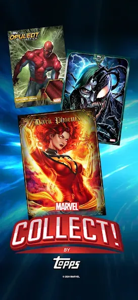 Взломанная Marvel Collect! by Topps®  [МОД Много монет] — последняя версия apk на Андроид screen 1