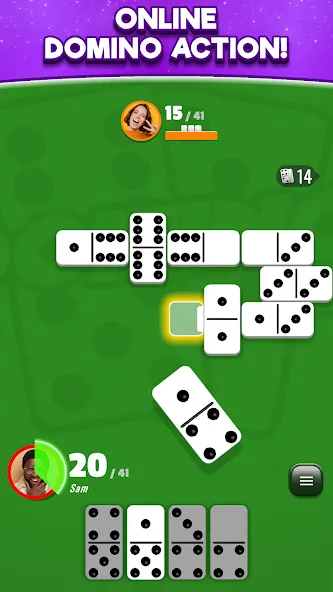 Взломанная Domino Club: 1v1 Online Game (Домино Клуб)  [МОД Mega Pack] — полная версия apk на Андроид screen 1