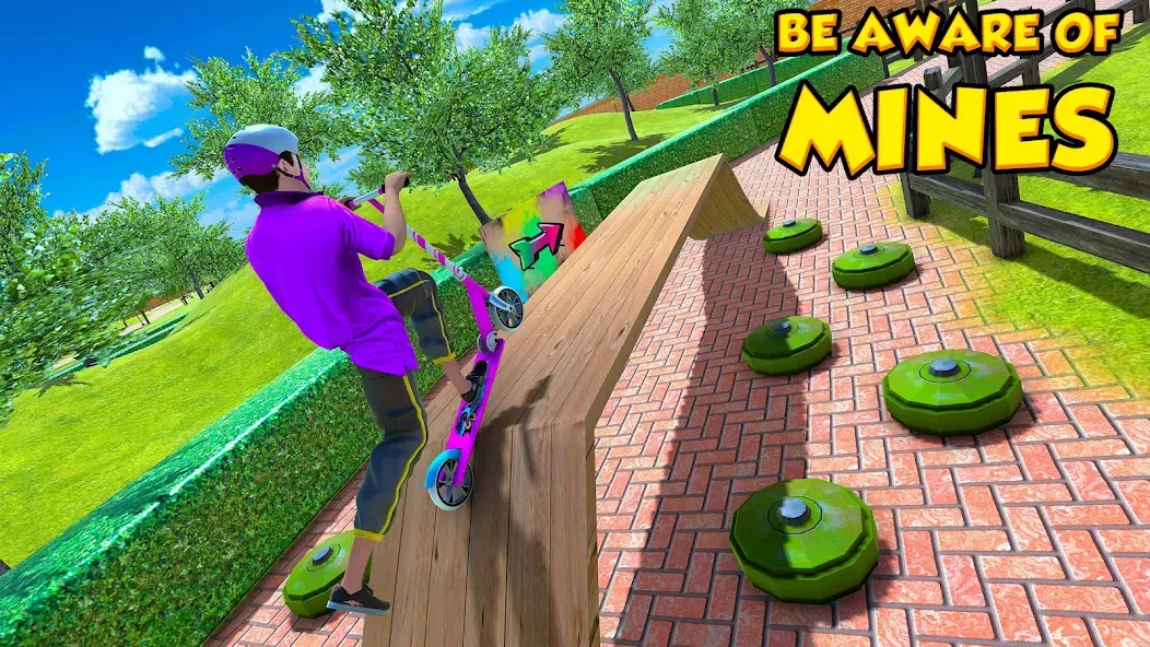 Скачать взлом BMX Air Skate Scooter Tricks  [МОД Бесконечные монеты] — последняя версия apk на Андроид screen 1