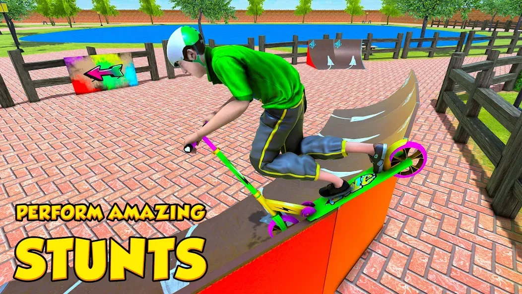 Скачать взлом BMX Air Skate Scooter Tricks  [МОД Бесконечные монеты] — последняя версия apk на Андроид screen 3