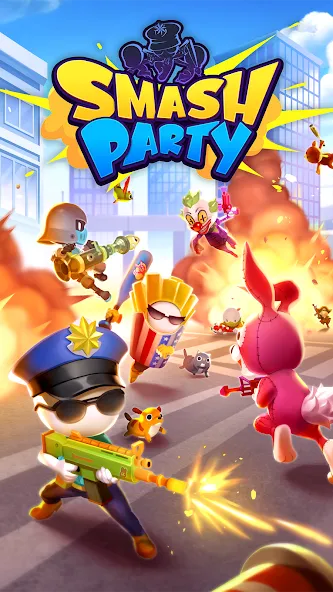 Скачать взломанную Smash Party — Hero Action Game (Смэш Пати)  [МОД Mega Pack] — стабильная версия apk на Андроид screen 1