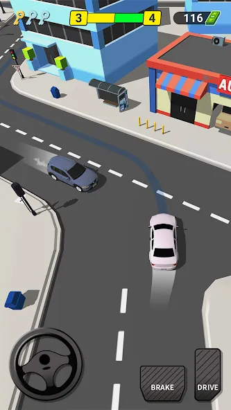 Скачать взломанную Pick Me Up 3D: Taxi Game (Пик Ми Ап 3Д)  [МОД Menu] — полная версия apk на Андроид screen 3