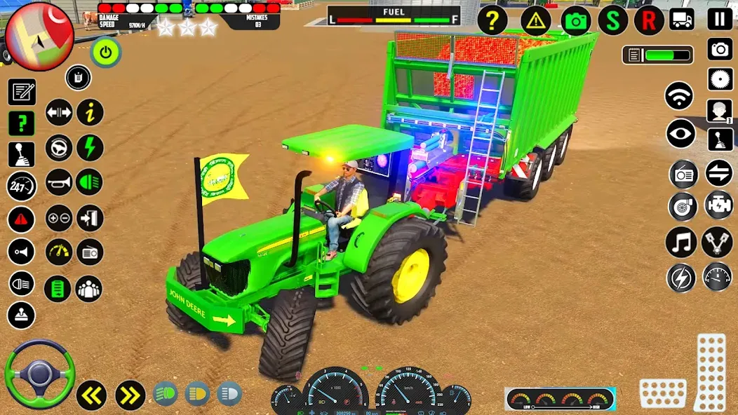 Скачать взломанную Tractor Farming Games 2023  [МОД Unlimited Money] — последняя версия apk на Андроид screen 2