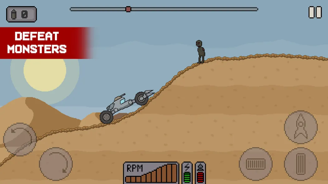 Скачать взломанную Death Rover: Space Zombie Race (Дэт Ровер)  [МОД Бесконечные монеты] — стабильная версия apk на Андроид screen 2