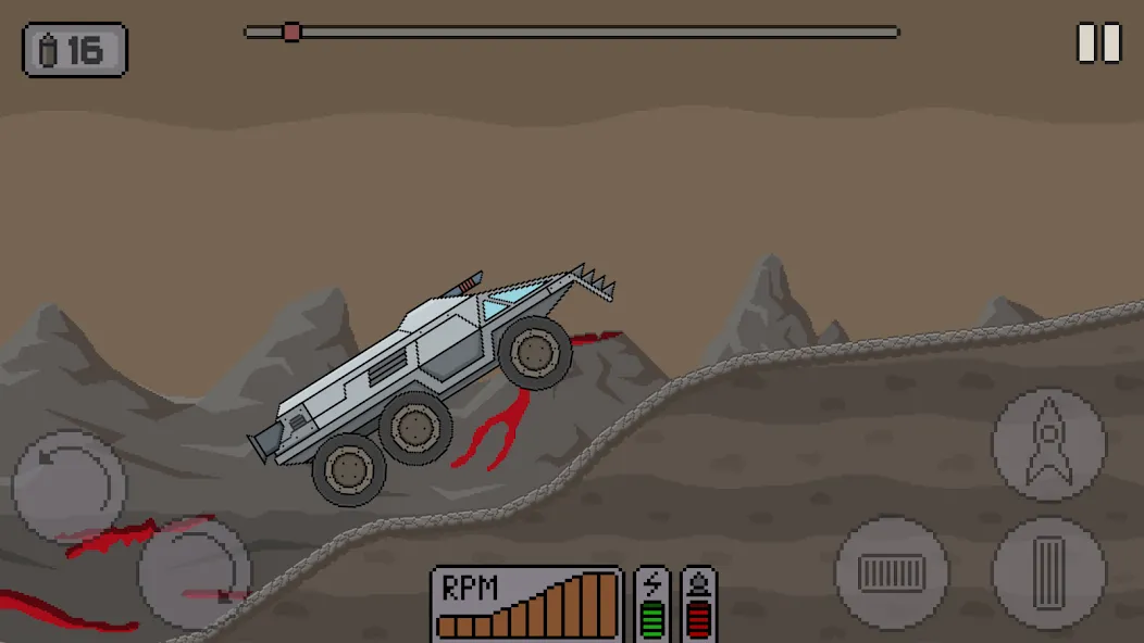 Скачать взломанную Death Rover: Space Zombie Race (Дэт Ровер)  [МОД Бесконечные монеты] — стабильная версия apk на Андроид screen 5