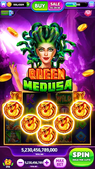 Взлом Spin To Rich — Vegas Slots (Спин Ту Рич)  [МОД Меню] — полная версия apk на Андроид screen 3