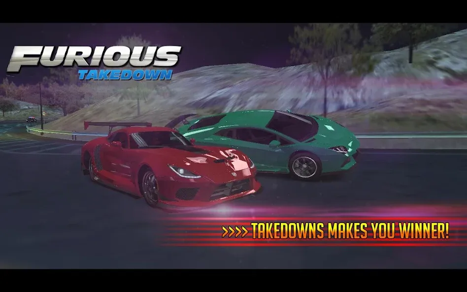 Взломанная Furious: Takedown Racing (Фьюриъс)  [МОД Unlimited Money] — полная версия apk на Андроид screen 4