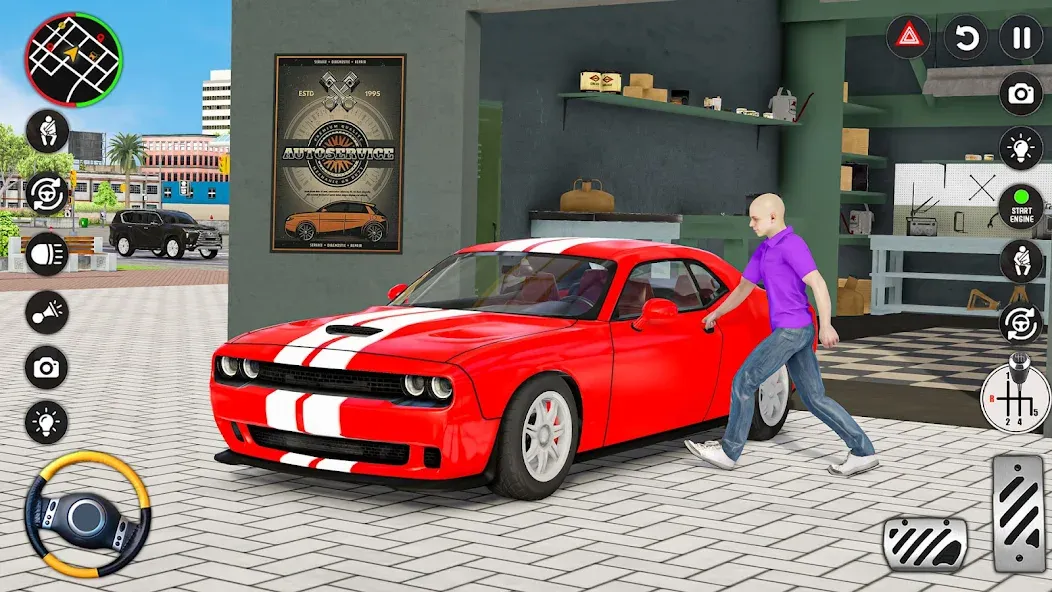 Скачать взлом City Car Simulator & Car City  [МОД Много денег] — полная версия apk на Андроид screen 2