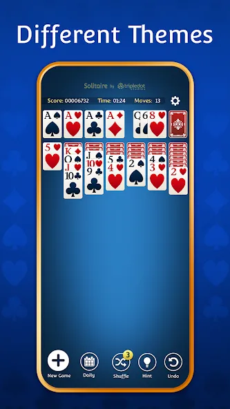 Скачать взлом Solitaire: Classic Card Games  [МОД Меню] — стабильная версия apk на Андроид screen 4