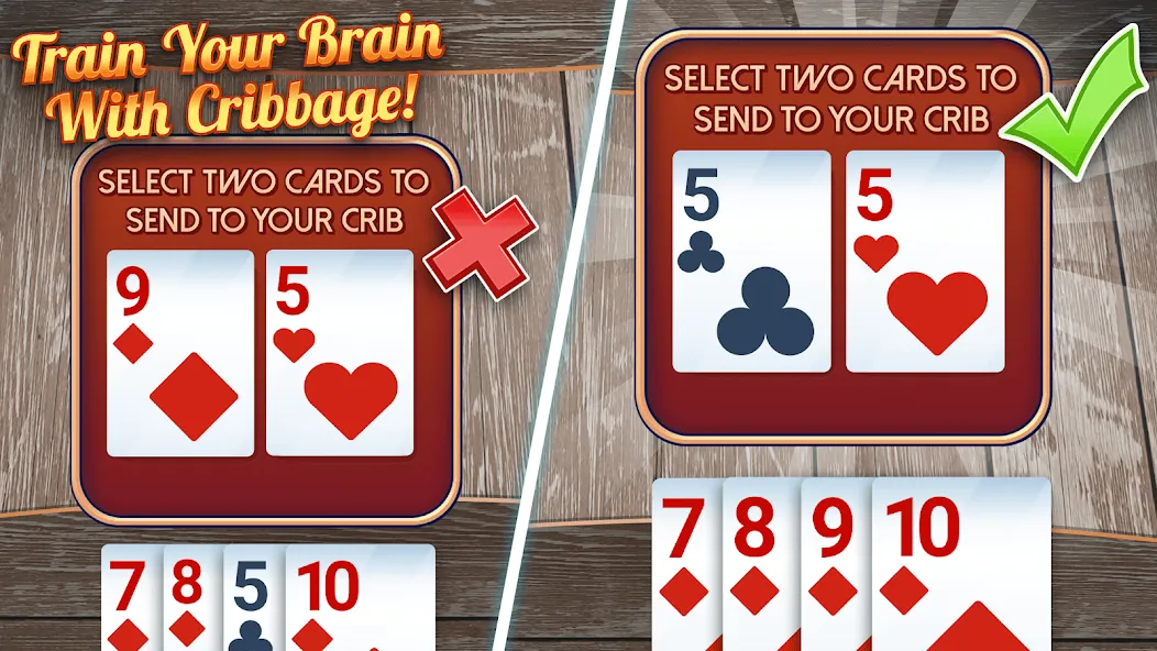 Взломанная Ultimate Cribbage: Card Board (Ультимат Криббедж)  [МОД Menu] — последняя версия apk на Андроид screen 3