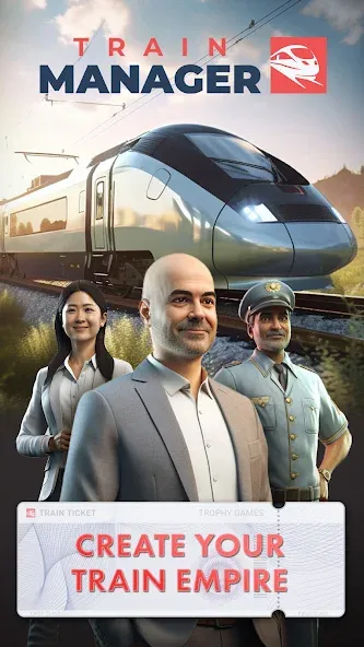 Взлом Train Manager — 2024 (Трейн Менеджер)  [МОД Много денег] — последняя версия apk на Андроид screen 1