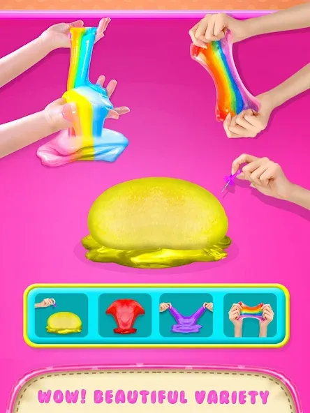 Взлом Make Fluffy Slime Maker Game  [МОД Unlocked] — последняя версия apk на Андроид screen 4