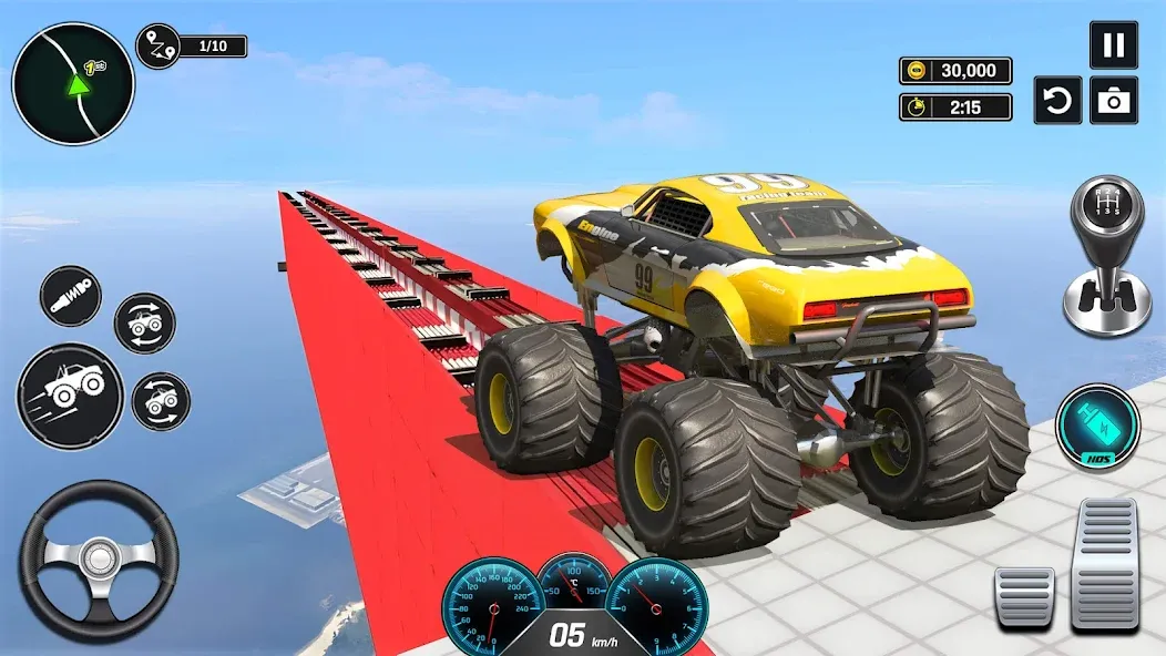 Скачать взлом Monster Truck Games- Car Games  [МОД Меню] — последняя версия apk на Андроид screen 3