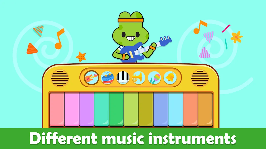 Взломанная Baby Piano Kids Music Games  [МОД Все открыто] — стабильная версия apk на Андроид screen 3