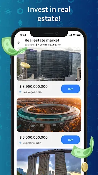 Скачать взлом Business Empire: RichMan (Бизнес Империя)  [МОД Много денег] — полная версия apk на Андроид screen 4