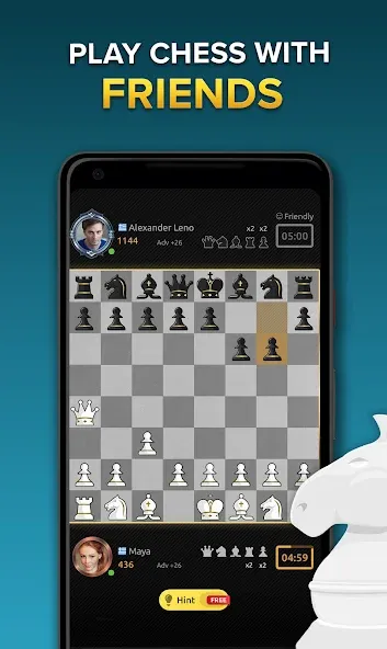 Скачать взломанную Chess Stars Multiplayer Online (Чесс Старс)  [МОД Menu] — последняя версия apk на Андроид screen 2